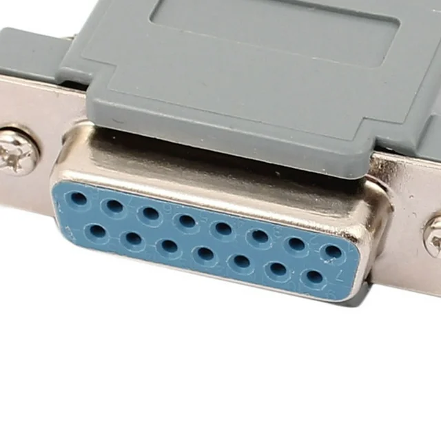 Buy DB15 15-Pin 2-Row Female Connector with Shell Cover