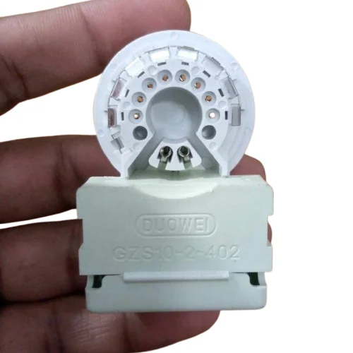 Buy GZS10-2-402 Twin Focus CRT Socket 8 Pin PCB Mount