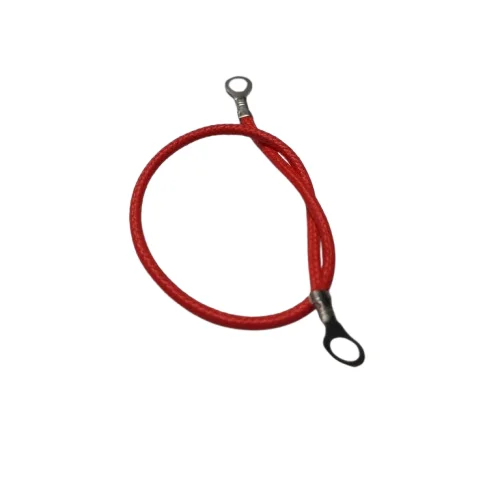 Red 4 AWG Battery Cable 7.5 Inch with Terminal Lugs