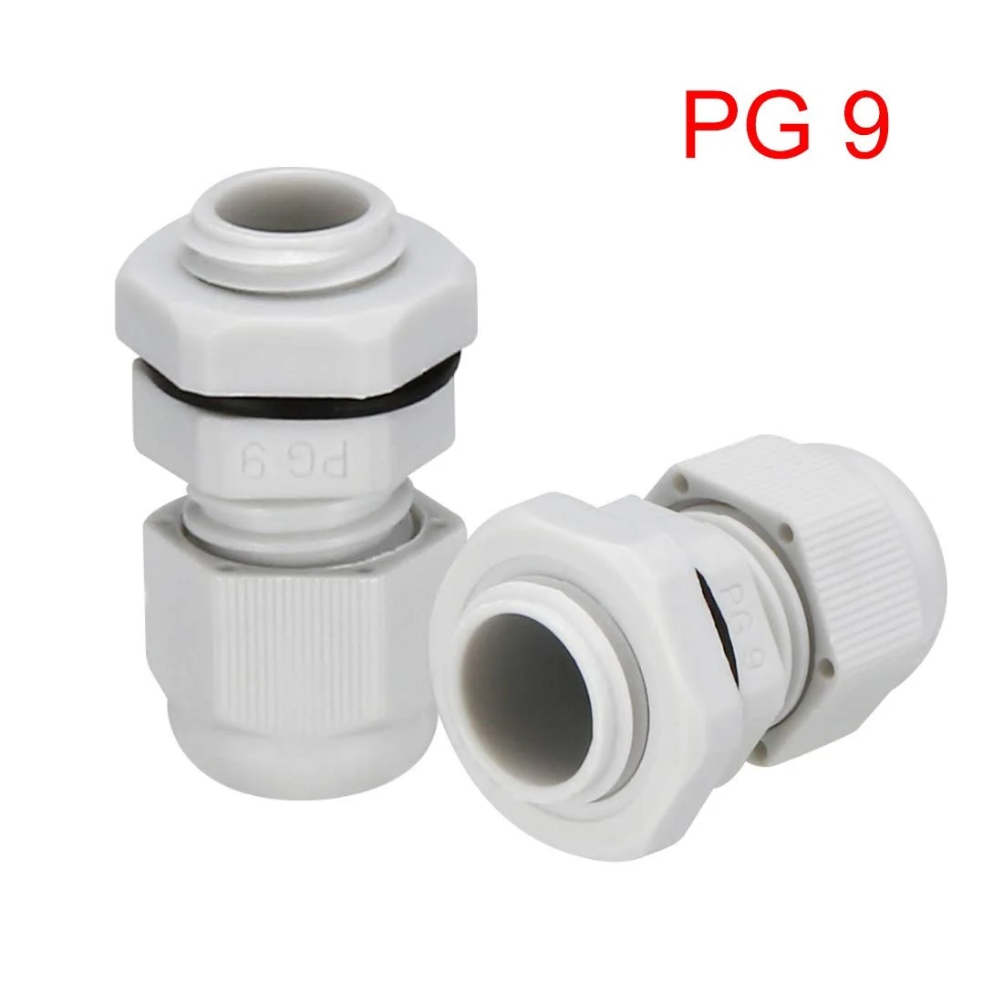 Buy PG9 Waterproof Cable Gland 4–8mm Plastic Lock Nut