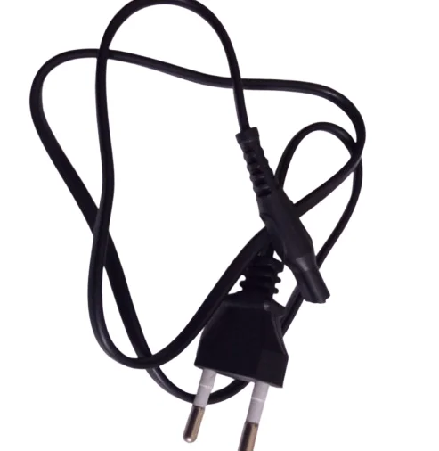 Buy Chinese 2FT AC 220V 2-Pin Trimmer Charging Cable