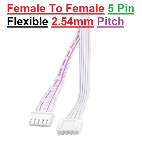 F-F 5 Pin Female to Female Wire JST XH 2.54mm Connector
