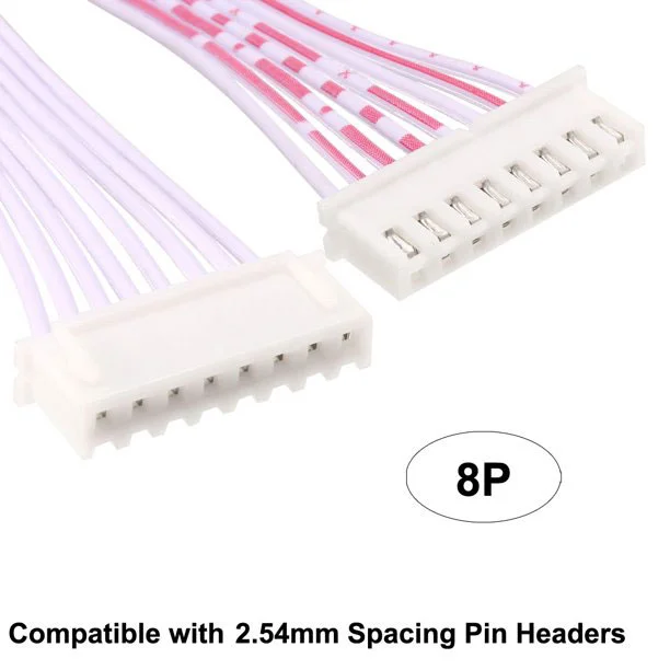 F-F 8 Pin Female to Female Wire JST XH 2.54mm Connector