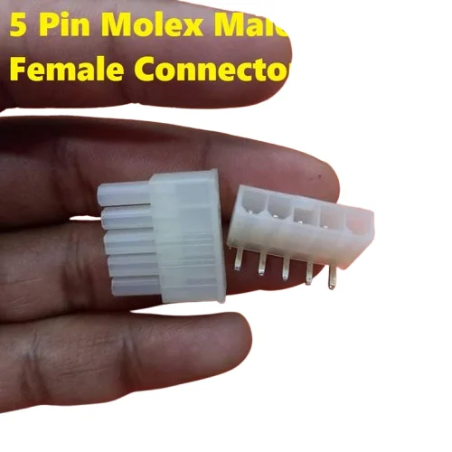 5 Pin Molex 4.2mm Male Female 600V Connector for DIY