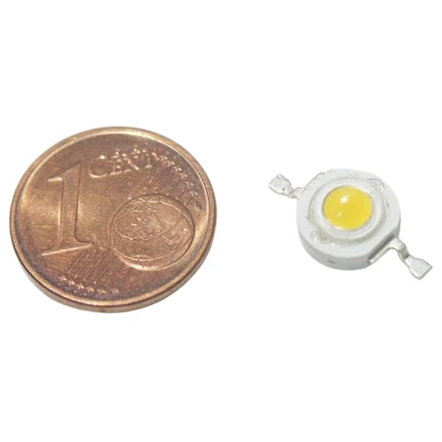 3W 3.7V Ultra Bright White COB LED Chip 8mm Round Light