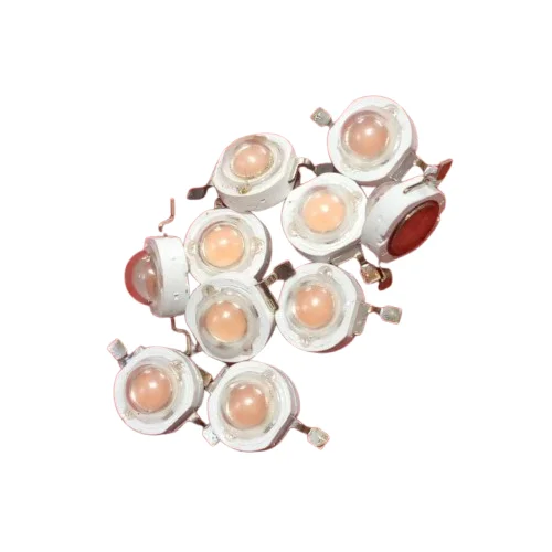 3W 3.7V Warm White COB LED Chip 8mm Round Light SMD