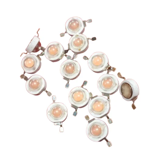 3W 3.7V Warm White COB LED Chip 8mm Round Light SMD