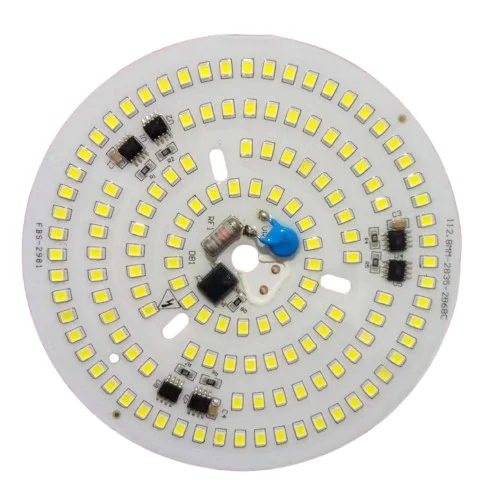 Waterproof 50W Round LED 220V White SMD Board 112mm