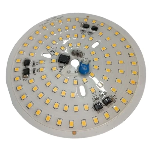 Waterproof 50W Warm White LED Board 220V Round Plate