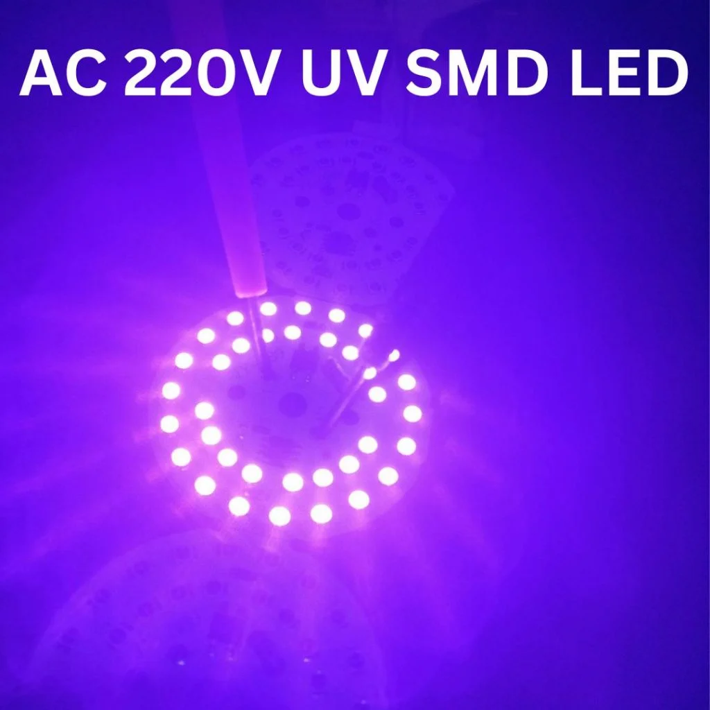220V Round UV LED Board SMD Direct AC UV Light Plate