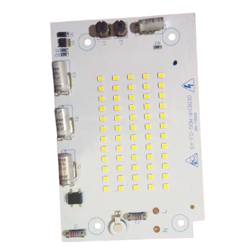 50W White SMD LED Light Chip 220V 130x85mm COB Board